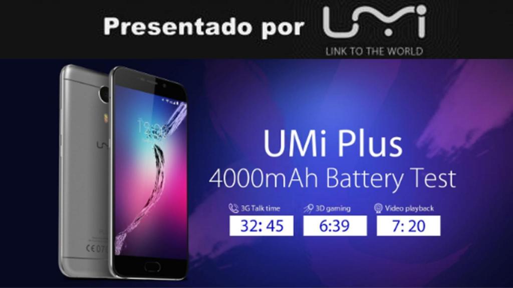 La batería del UMi Plus bate récords de autonomía