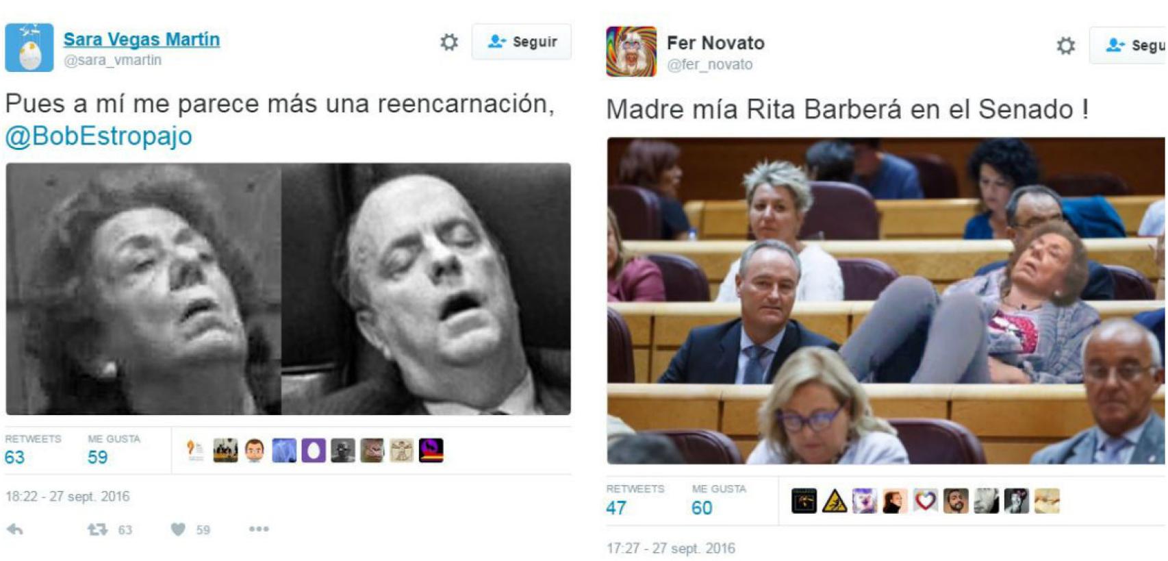 Está claro que a Rita nada le quita el sueño.