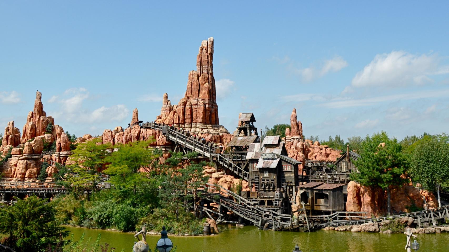 La Big Thunder Mountain de Disneyland.