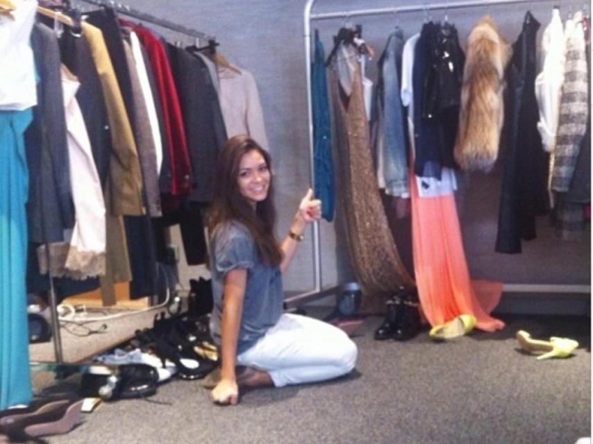 Eva Fernández, en un showroom.