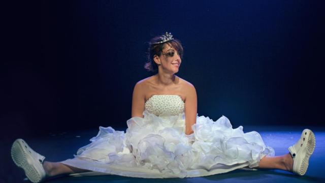 La bailaora Belén Maya en la Bienal de Sevilla.