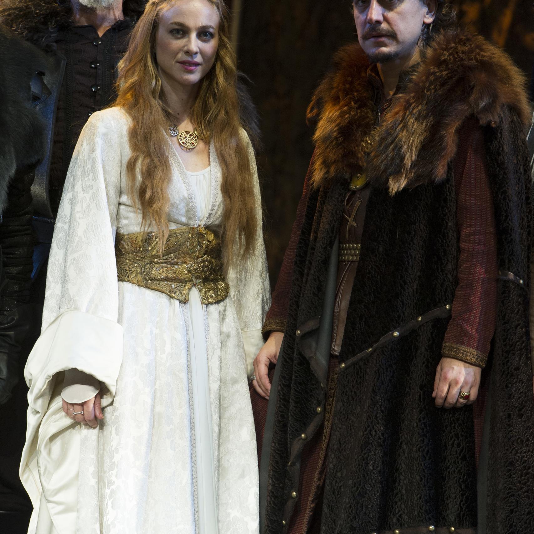 Marta y Javier compartieron protagonismo en el escenario en la obra El caballero de Olmedo.