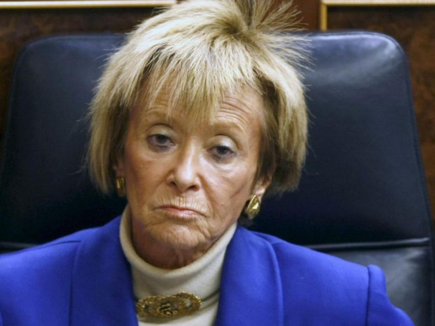 Maria Teresa Fernández de la Vega antes de sus retoques