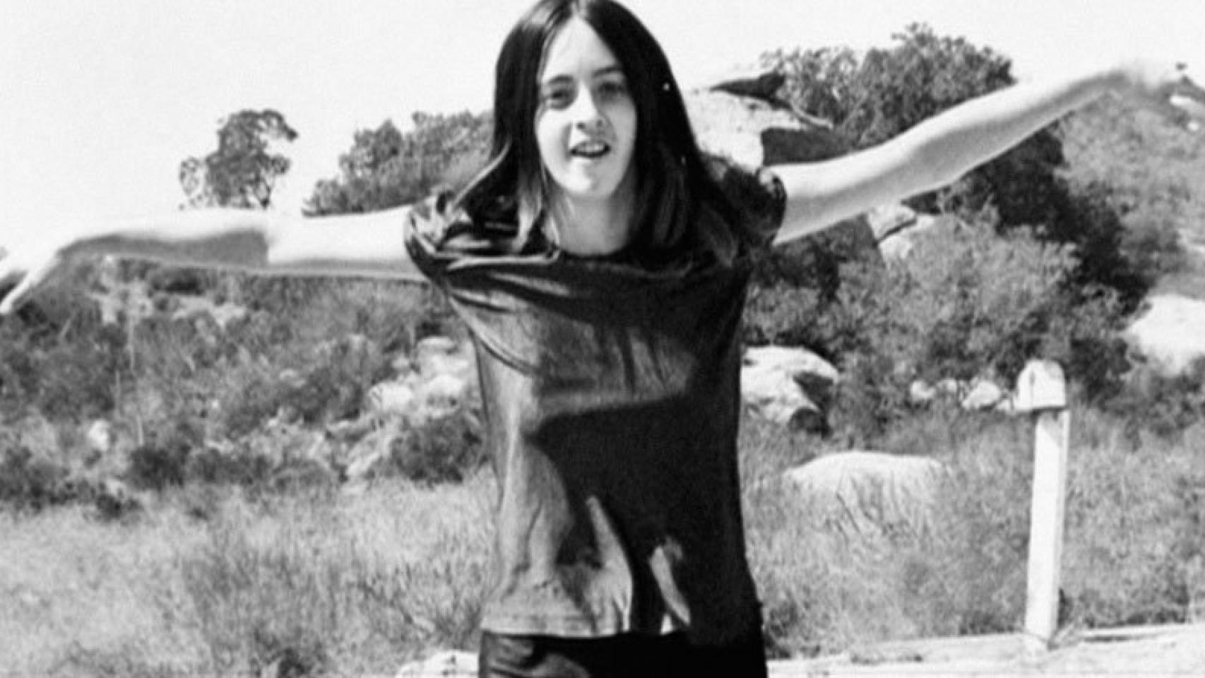 Susan Atkins, antes de ser detenida.