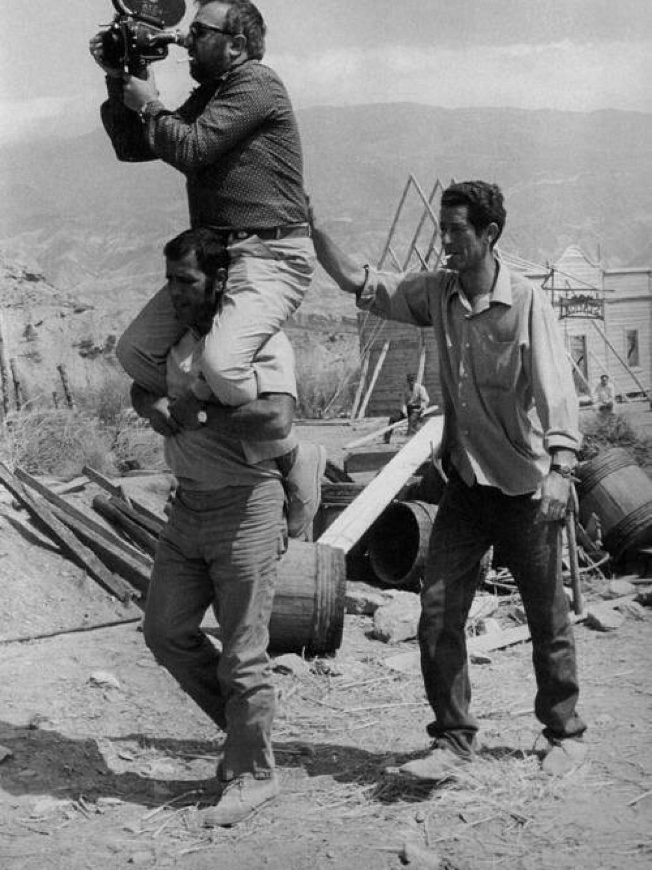 Algunos trucos de cámara para tomar planos desde arriba cuando no había equipo suficiente.