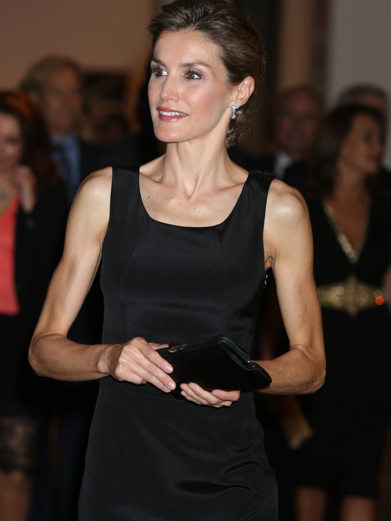 La reina en una recepción oficial.