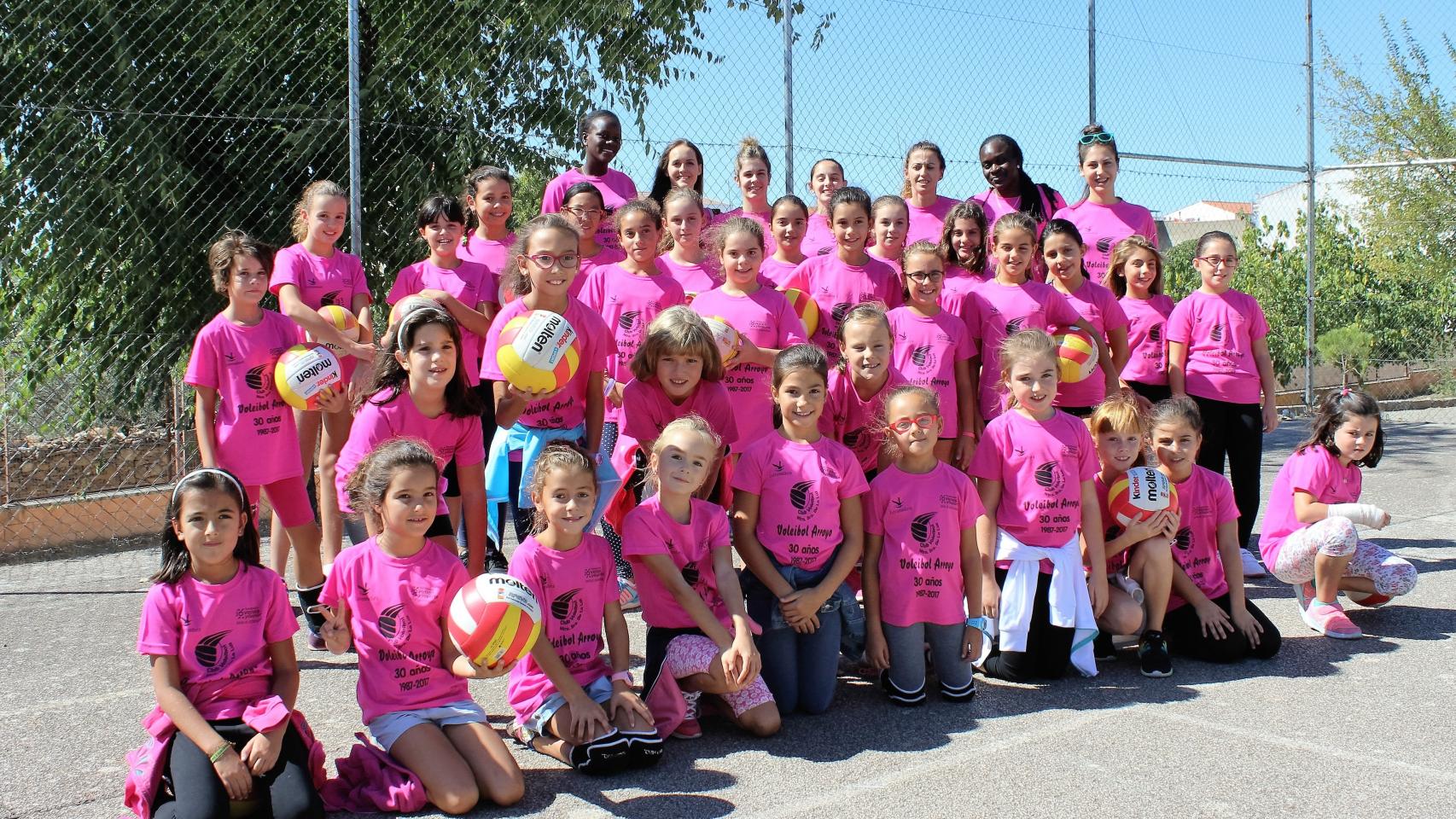 Diferentes categorías del Extremadura Arroyo.