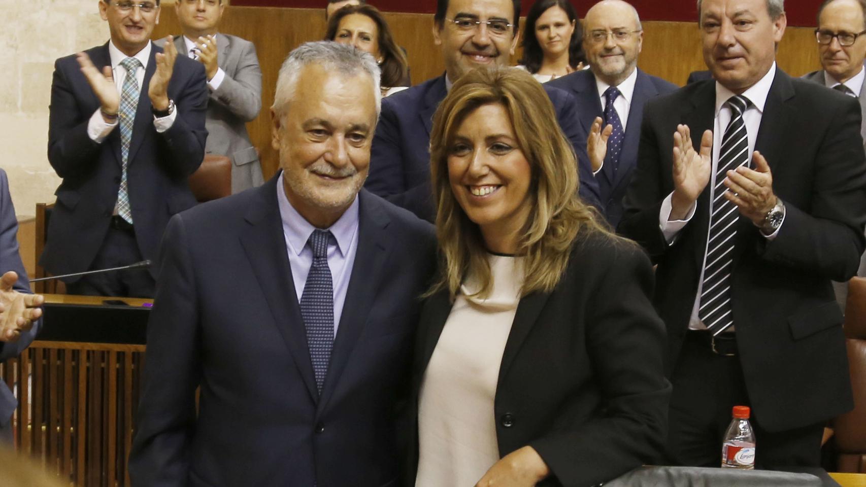 José Antonio Griñán y Susana Díaz.