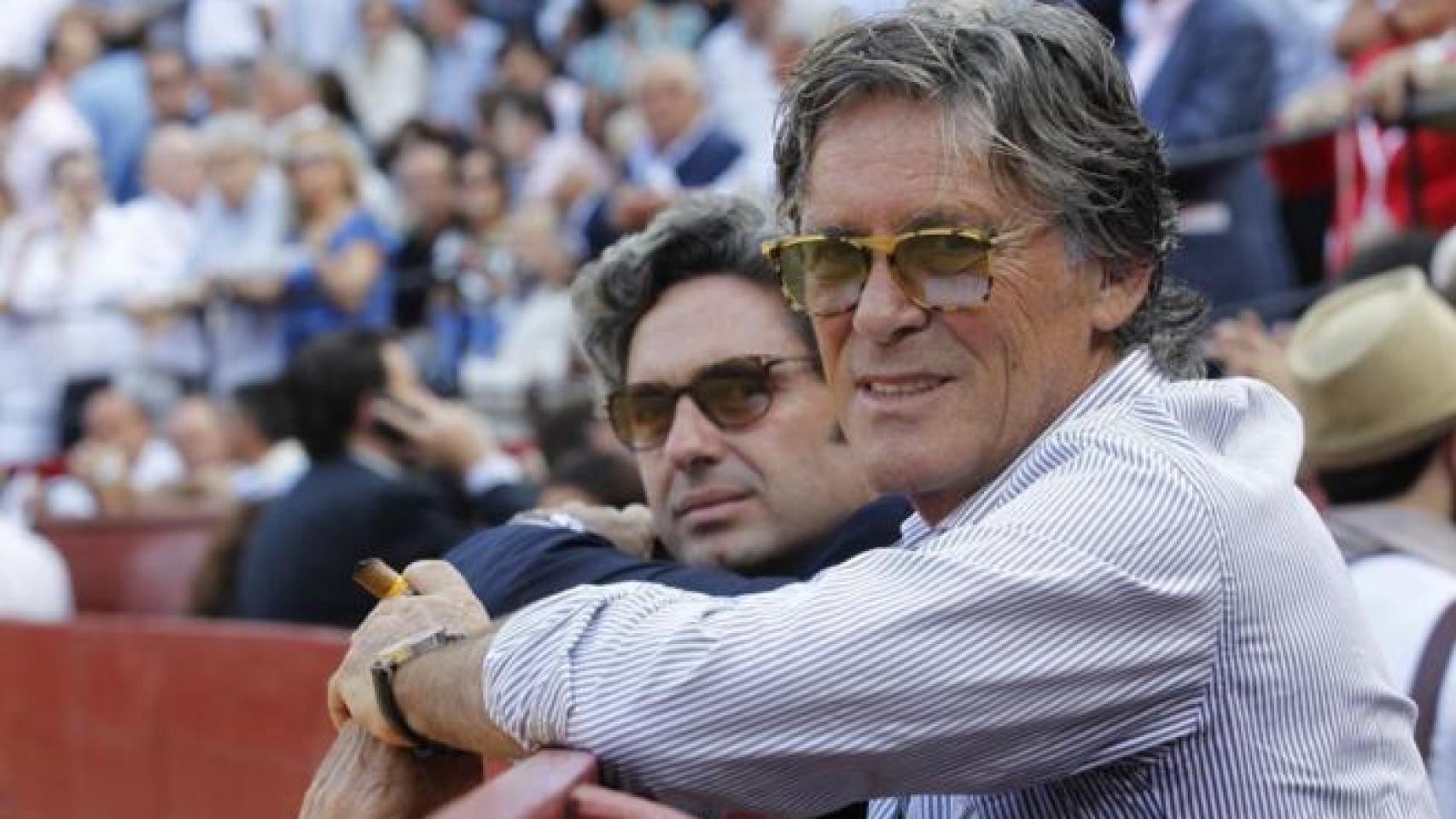 Simón durante una corrida