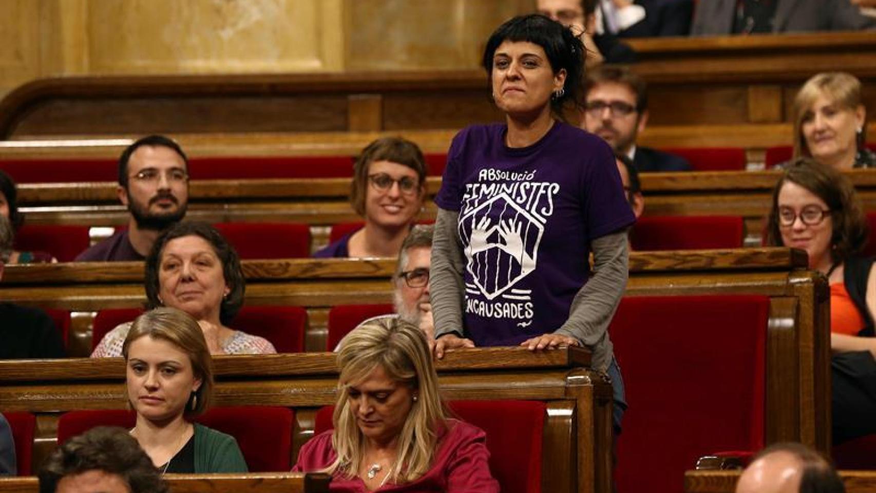 La diputada de la CUP, Anna Gabriel/Toni Albir/ EFE