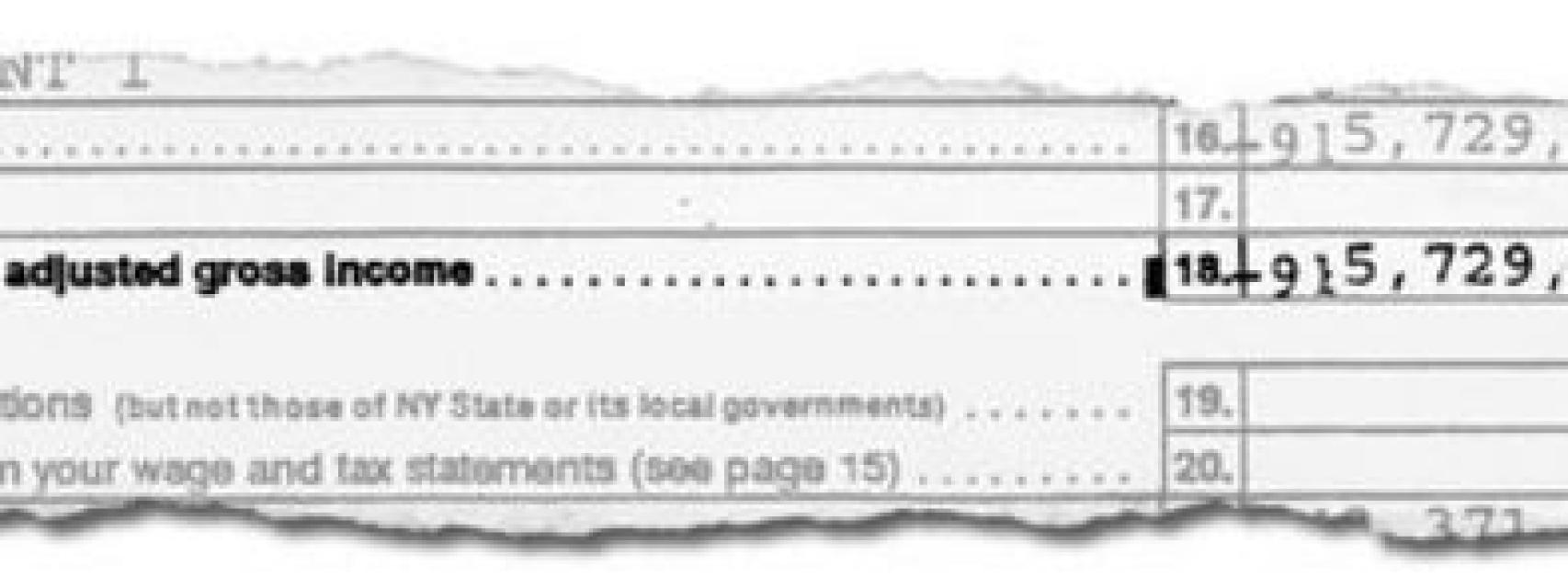 Una línea de la declaración de Trump en 1995 publicada por el medio NYT.