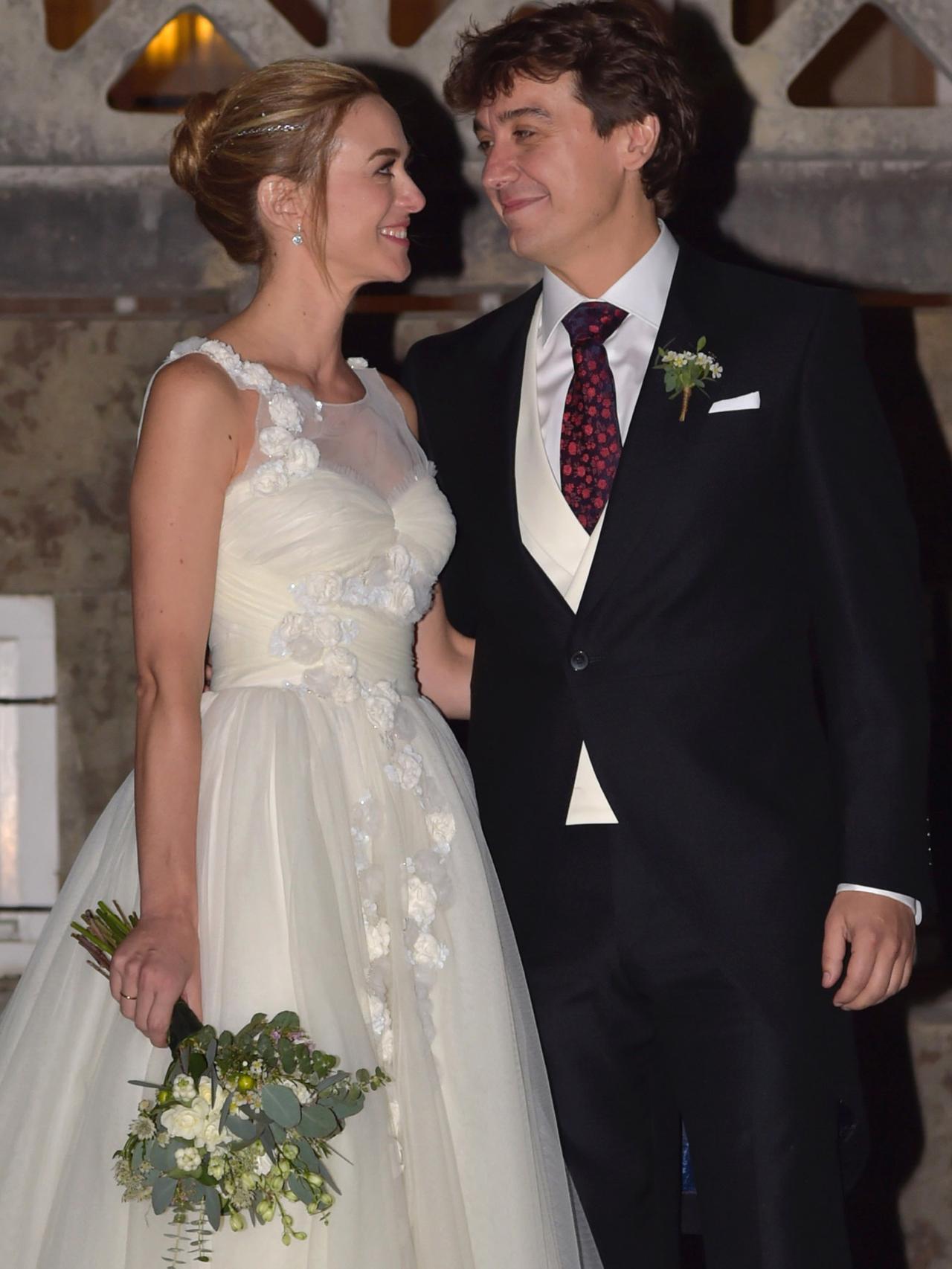 El vestido corte princesa de tul diseñado por Jorge Vázquez