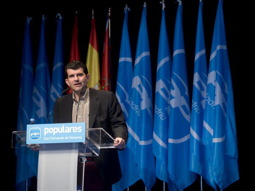 Bartolomé González, en un acto en San Fernando de Henares.