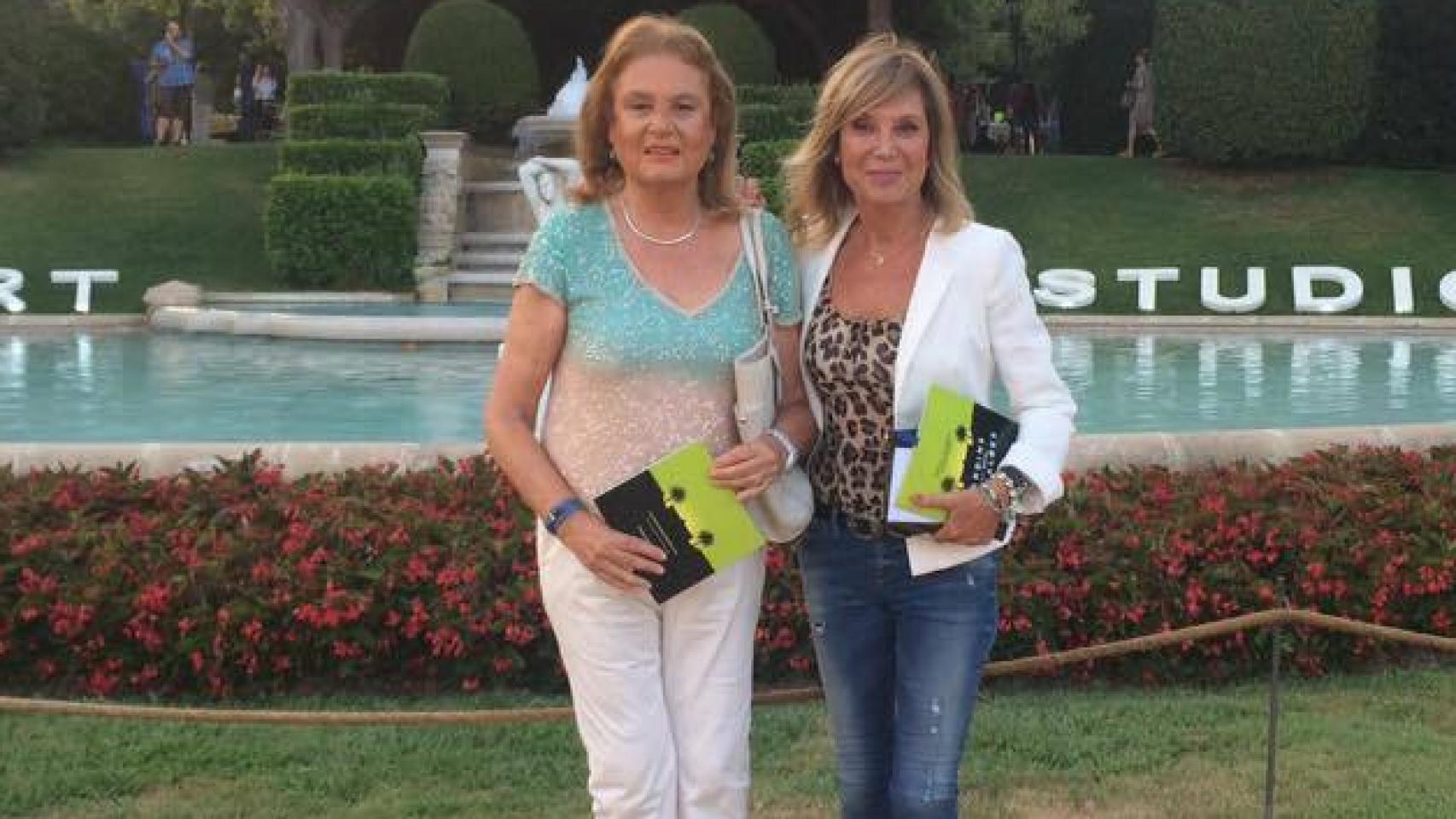 Pilar Eyre y su hermana Olga en el Festival del Música de Pedralbes, en 2015.