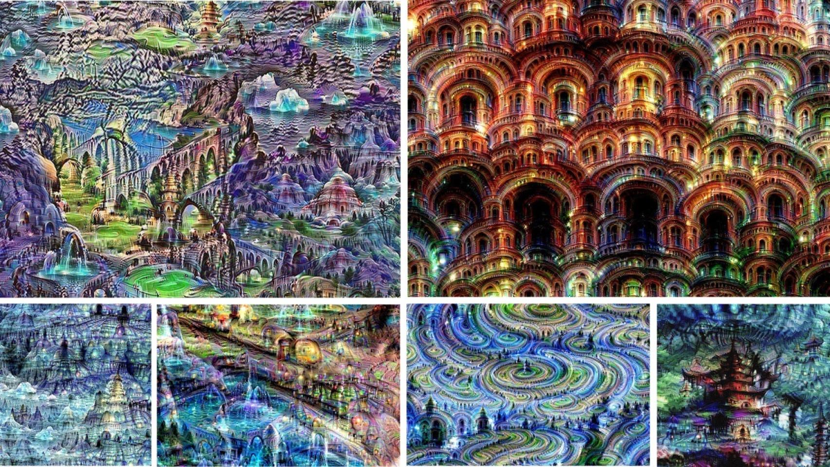 Imágenes creadas por la red neural de Google.