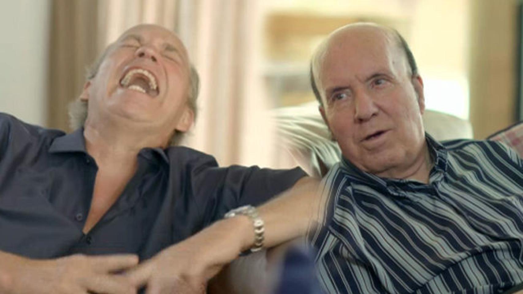 Chiquito de la Calzada y Bertín Osborne.