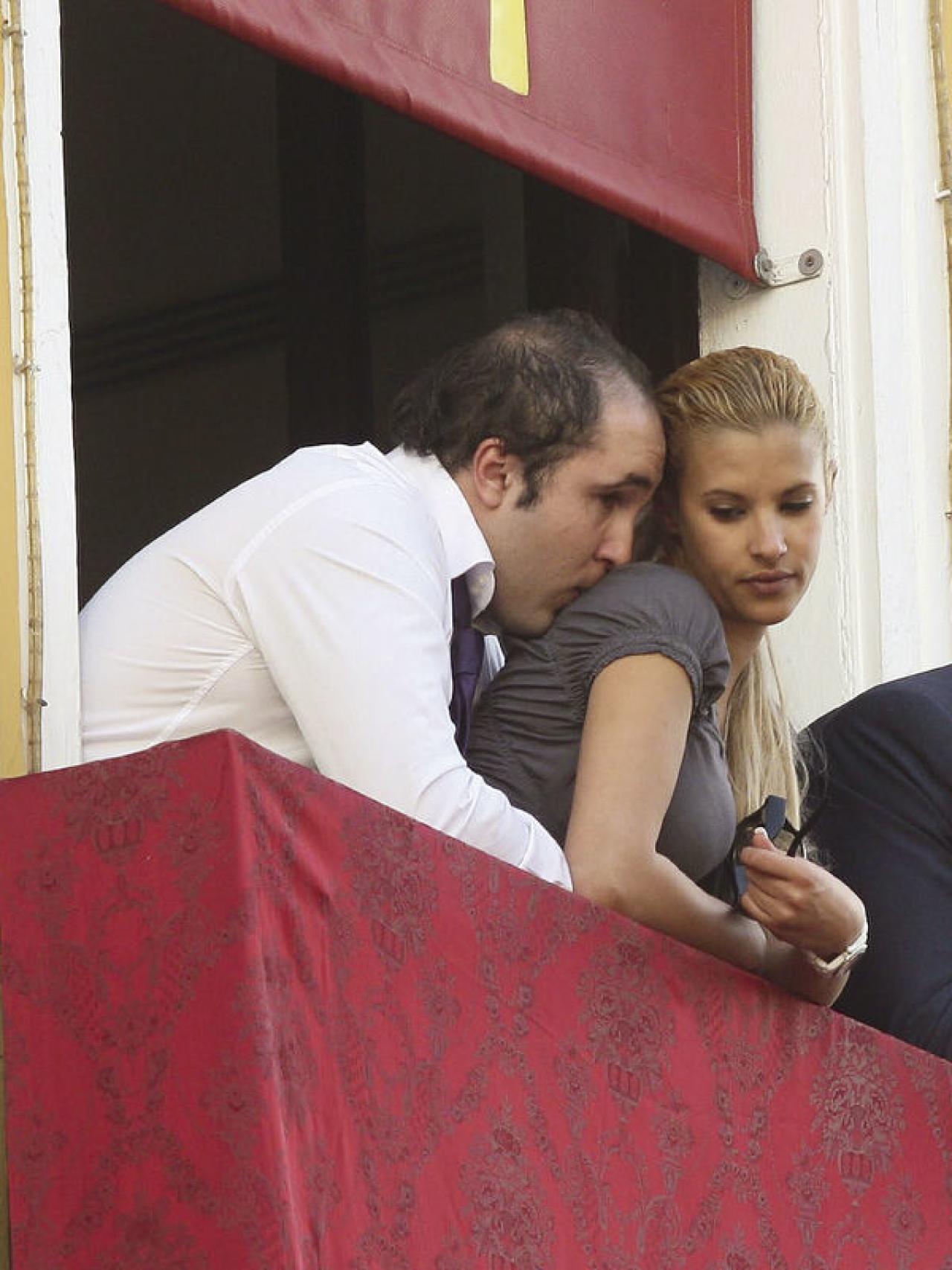 Kiko Rivera y Techi muy enamorados en la Semana Santa de 2008