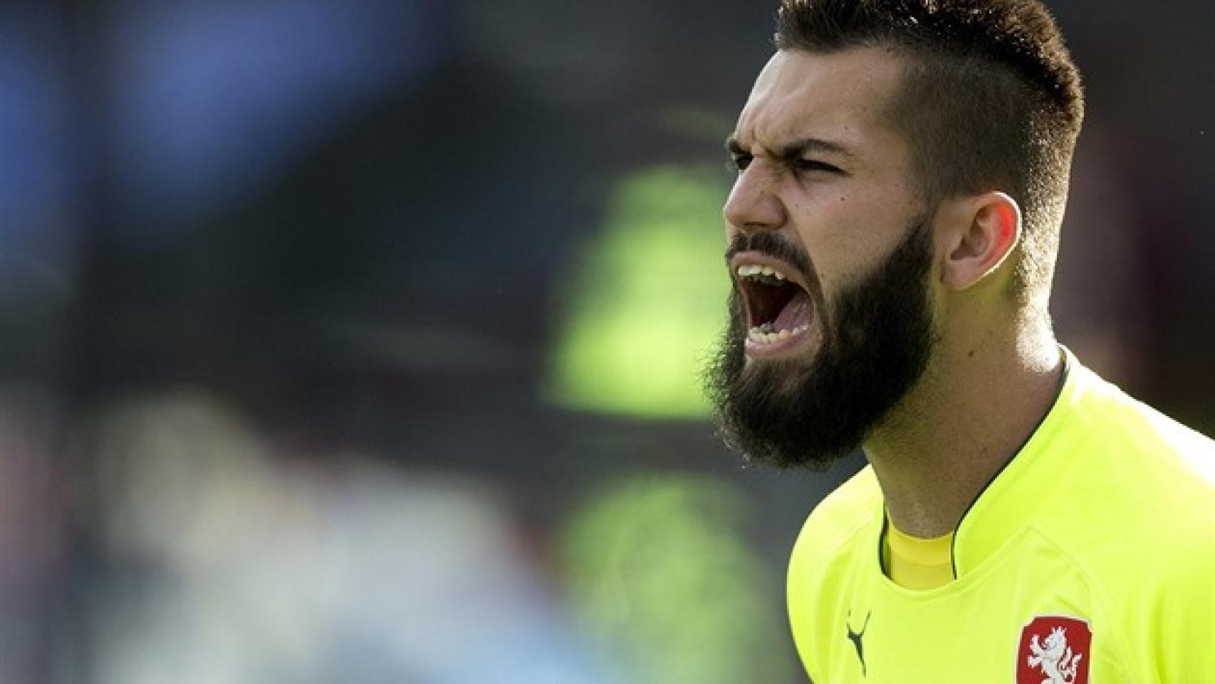 Koubek, portero del Sparta de Praga y de la selección checa.