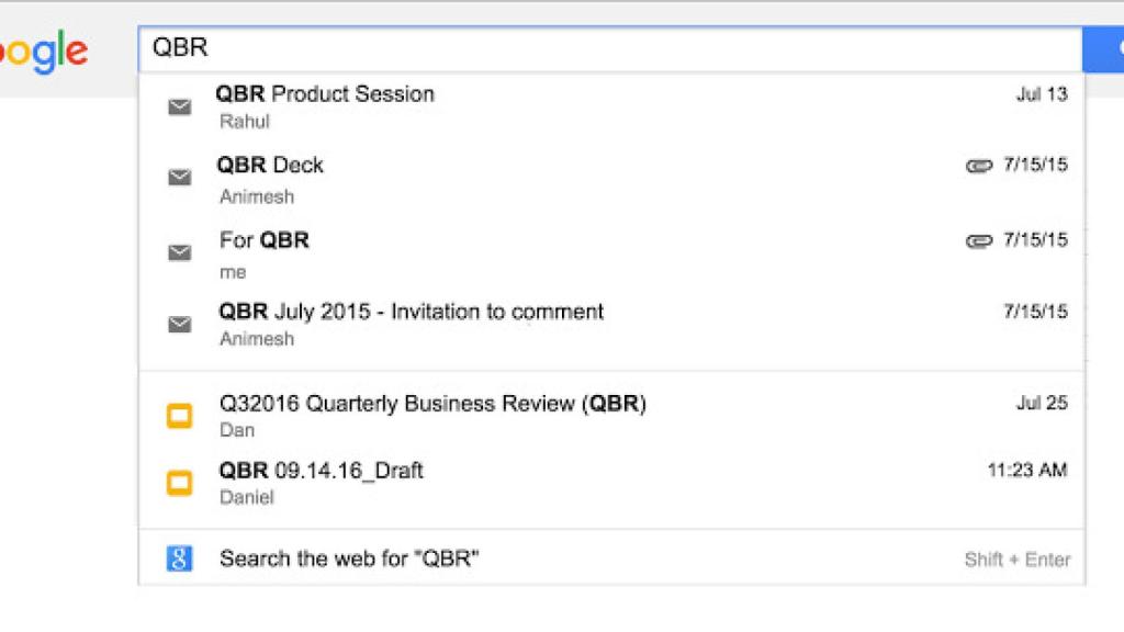 Google añade búsqueda unificada para los usuarios de G Suite