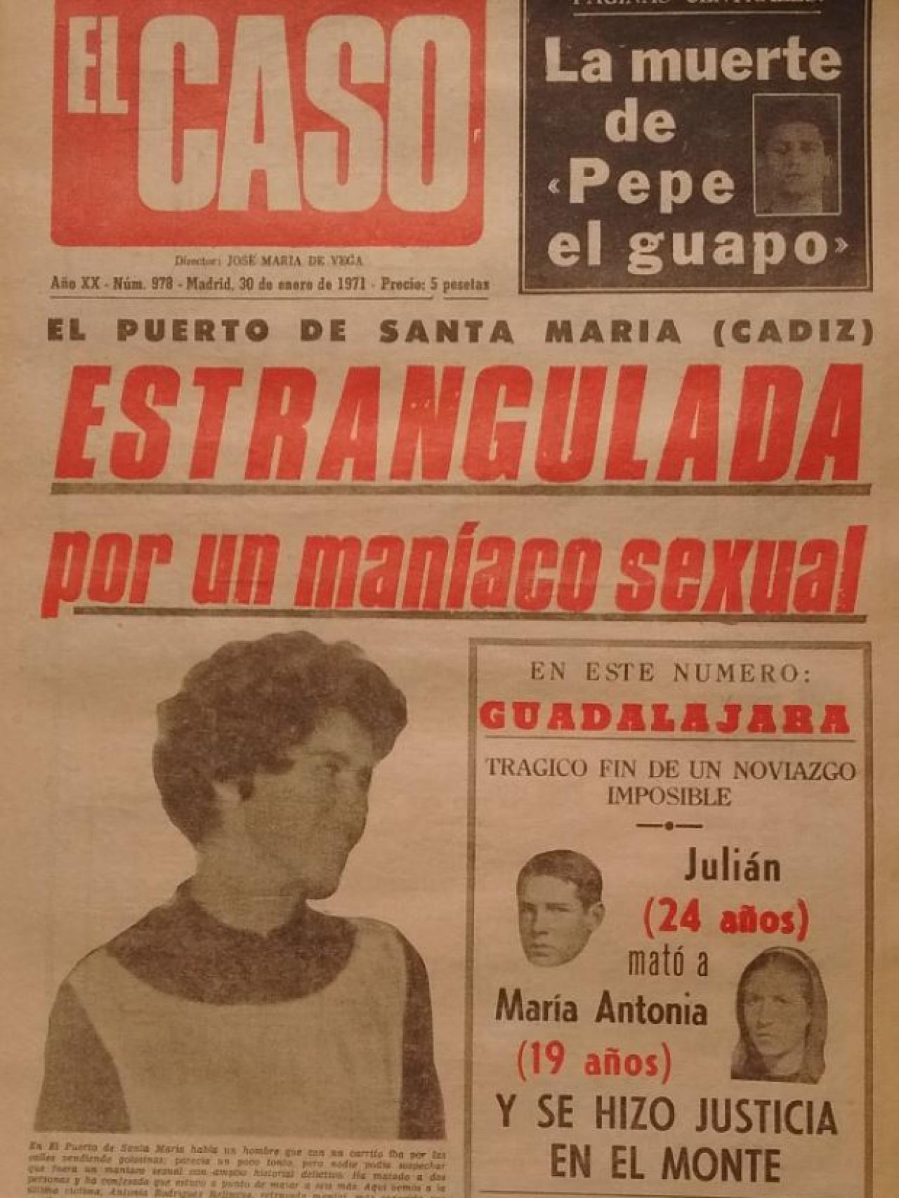 La última víctima: su novia, oligofrénica.