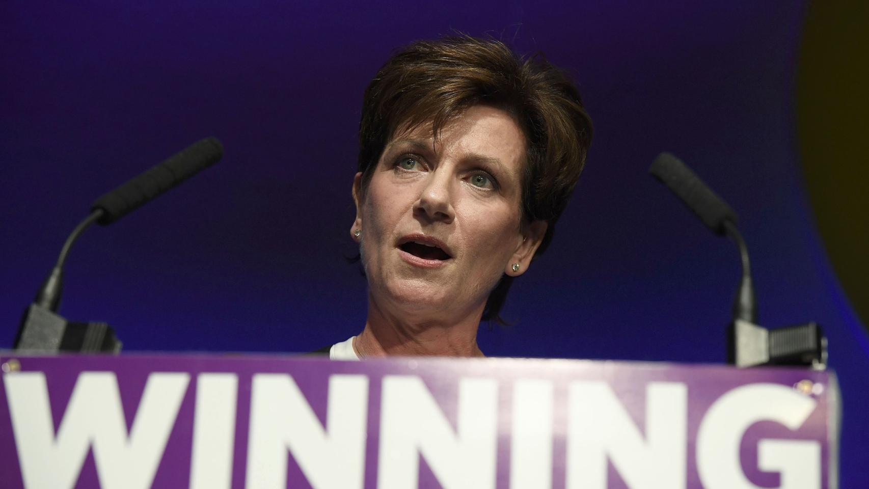 Diane James, ex líder del UKIP tras la dimisión de Nigel Farage por el éxito del brexit.