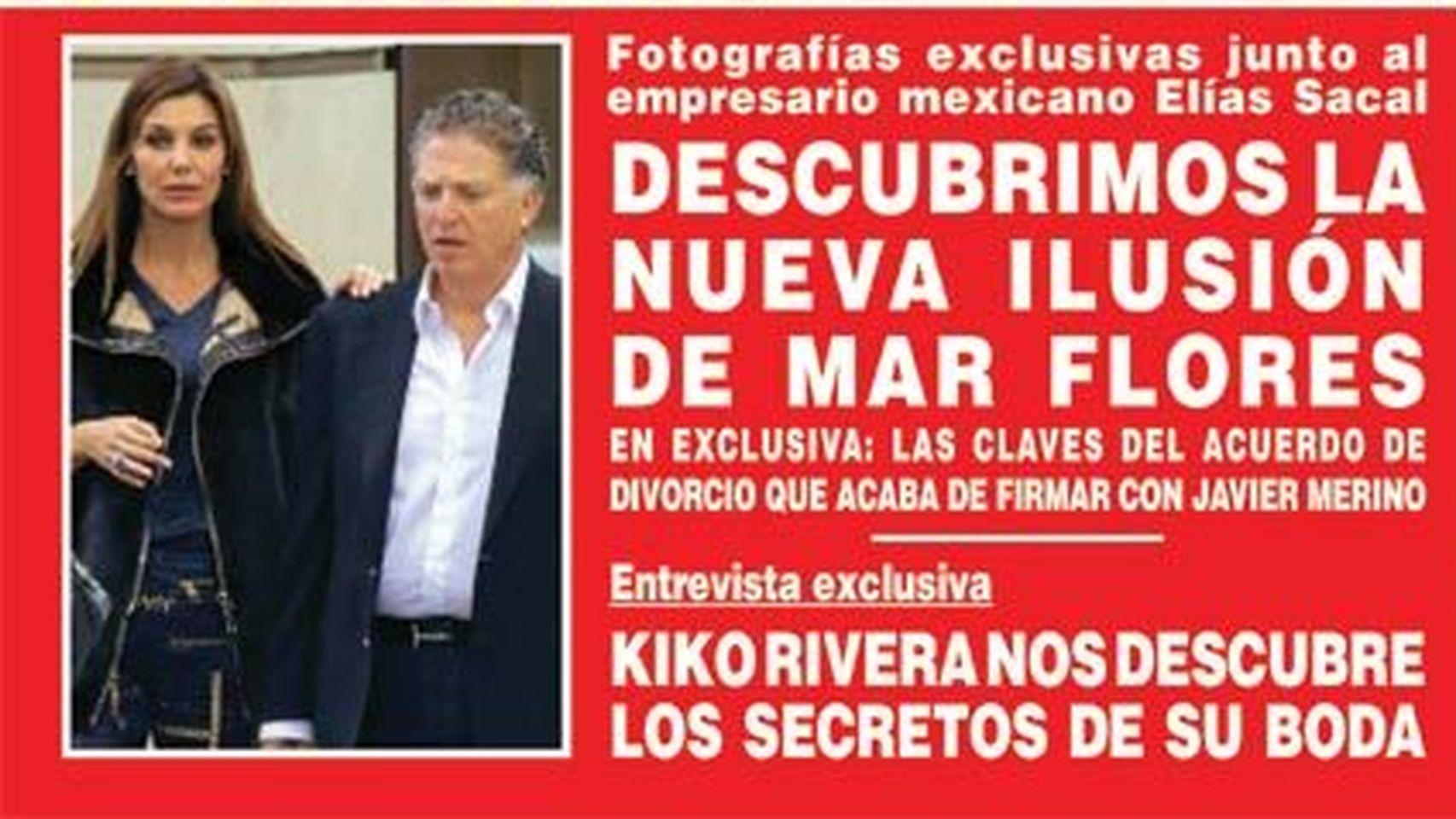 La revista HOLA destapaba este miércoles el nuevo romance de Mar Flores.