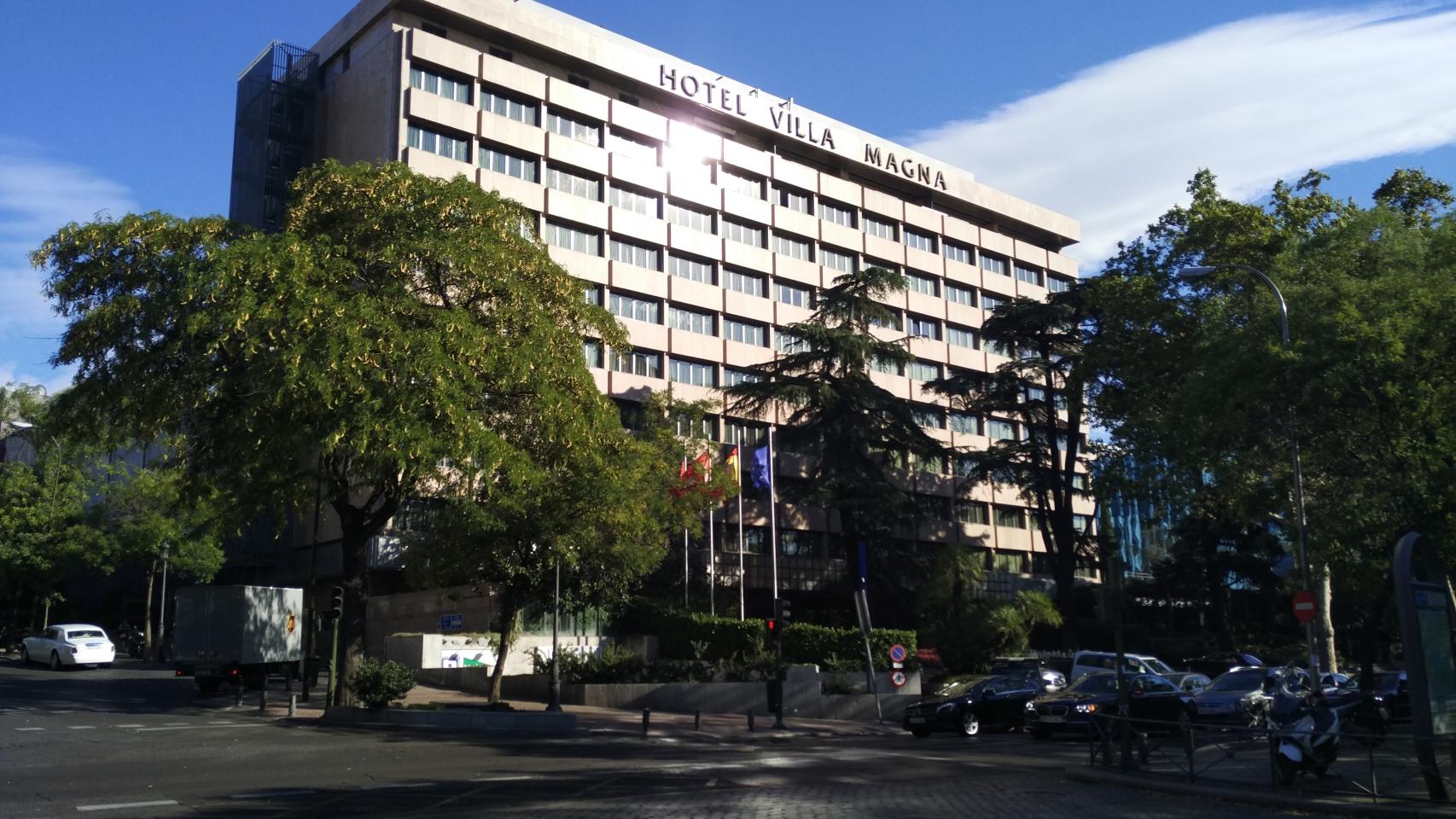 El hotel Villa Magna, elegido para la cita.