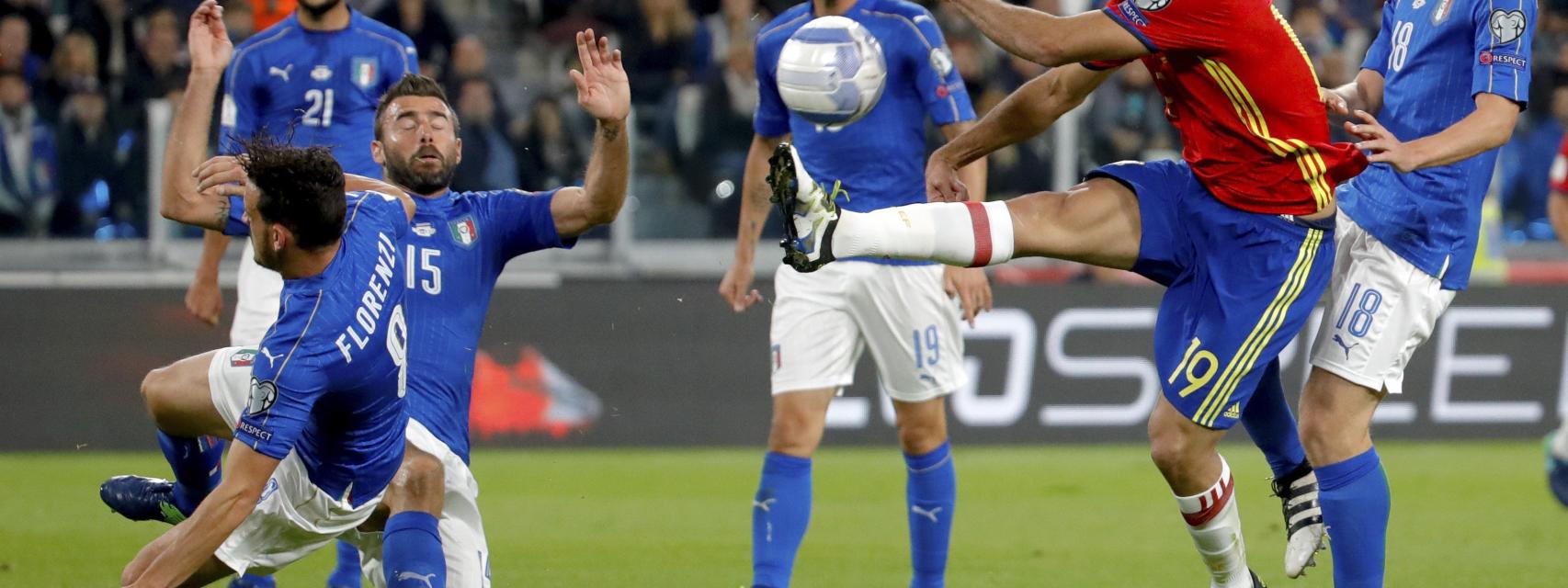 Siga en vivo el Italia - España