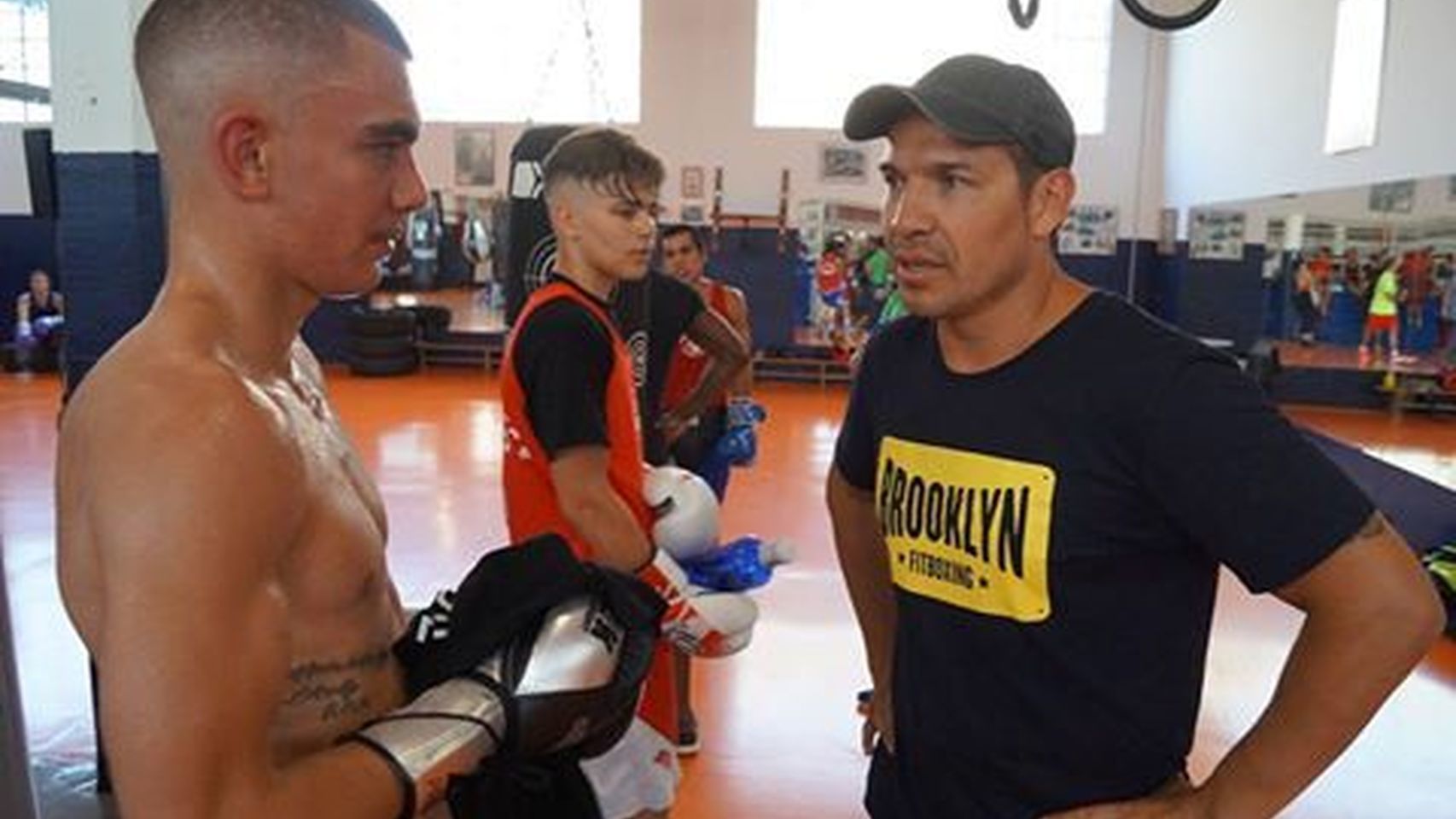 Jon Fernández, junto a Maravilla Martínez.