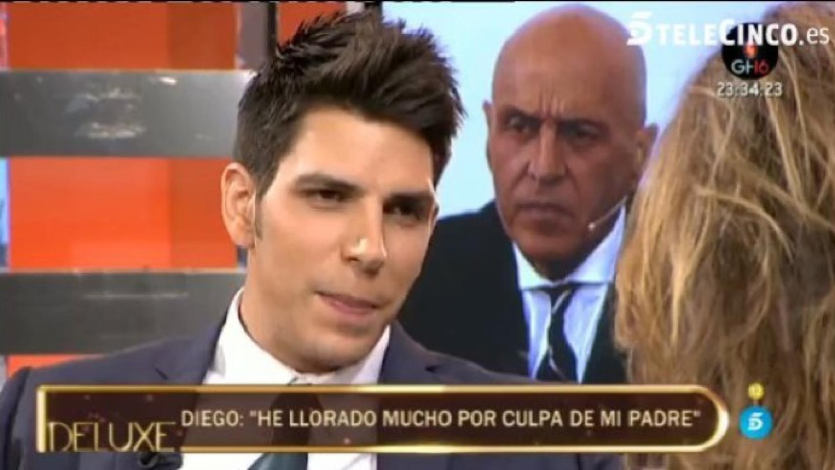 Diego Matamoros con María Patiño en Sálvame Deluxe.