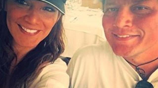 Ivonne Reyes con su hermano David