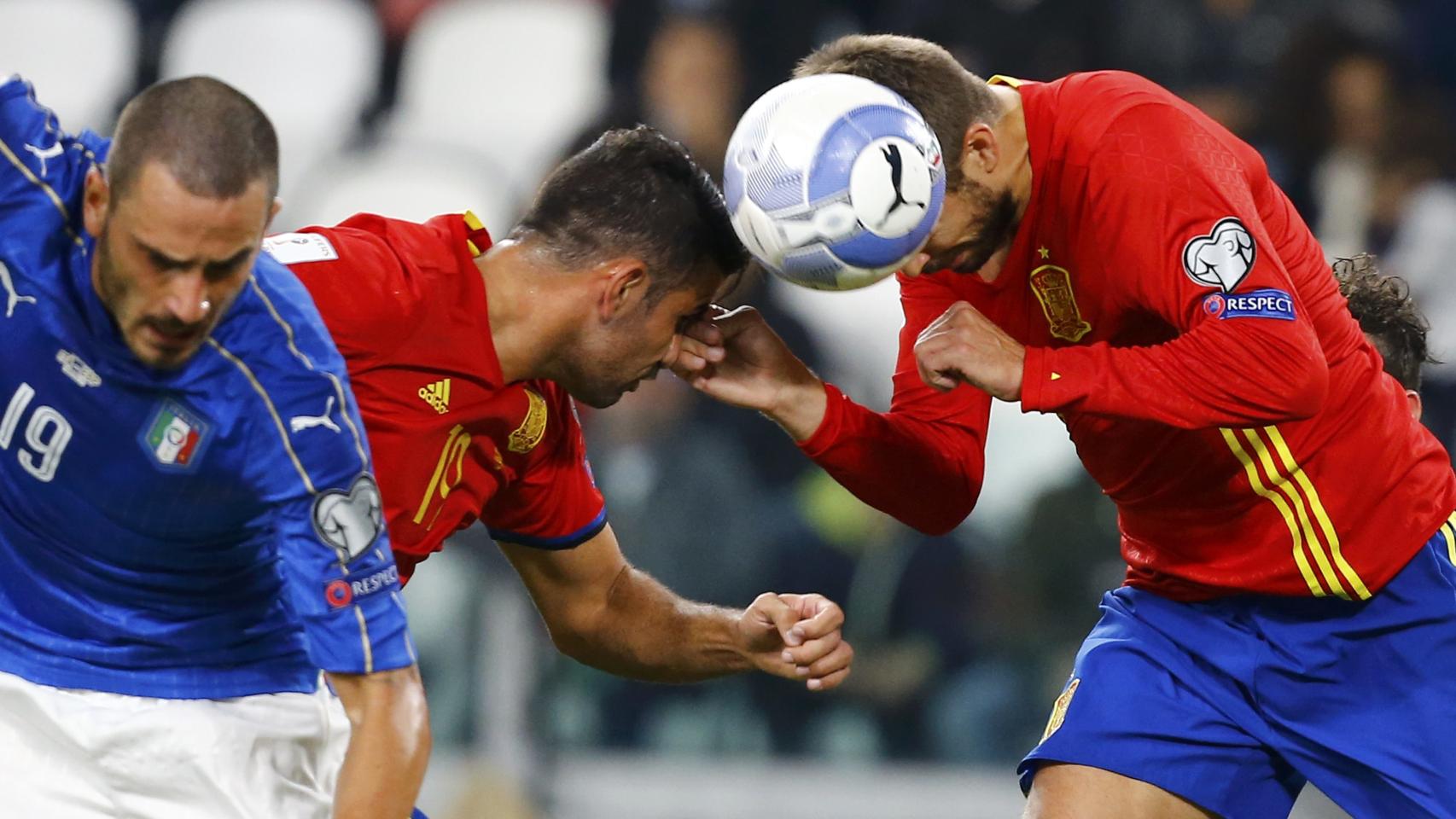 Las mejores imágenes del Italia - España