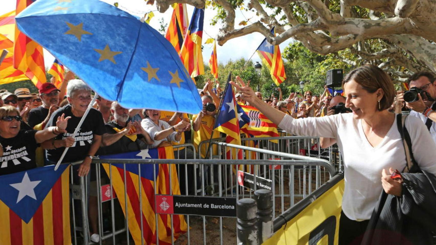 Carme Forcadell, presidenta del Parlament de Cataluña.