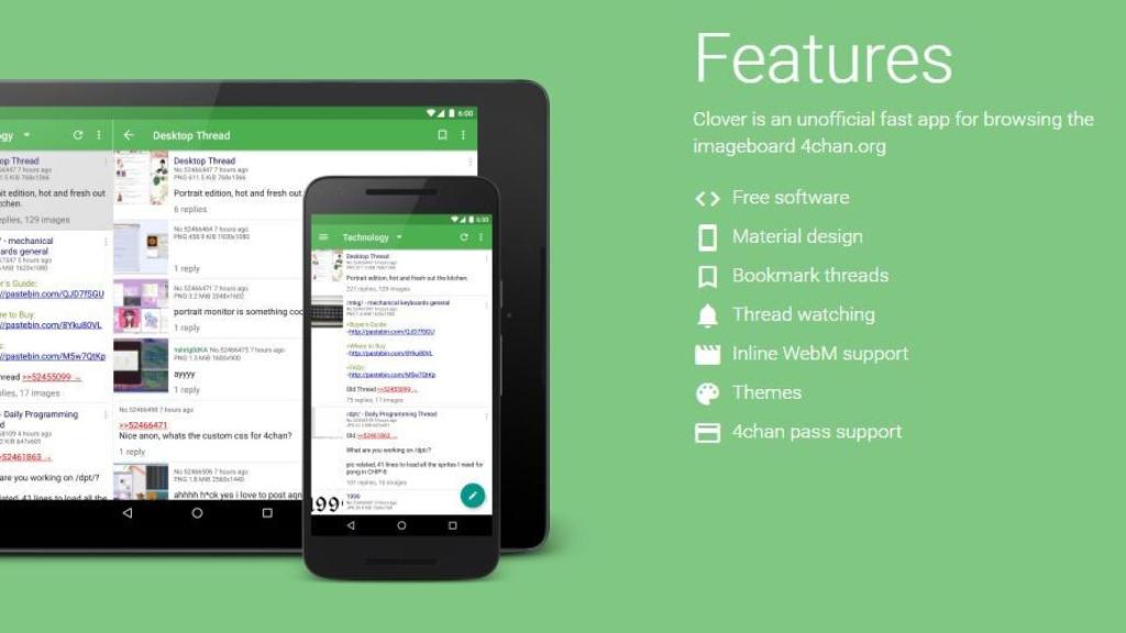 Muévete por 4chan con esta aplicación escondida de Google Play