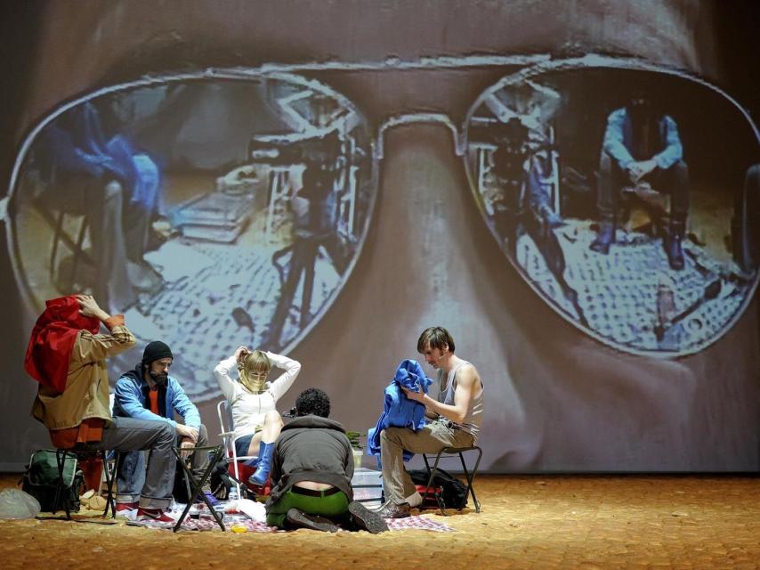 Imagen de Gólgota Picnic, una de las creaciones de Rodrigo García.