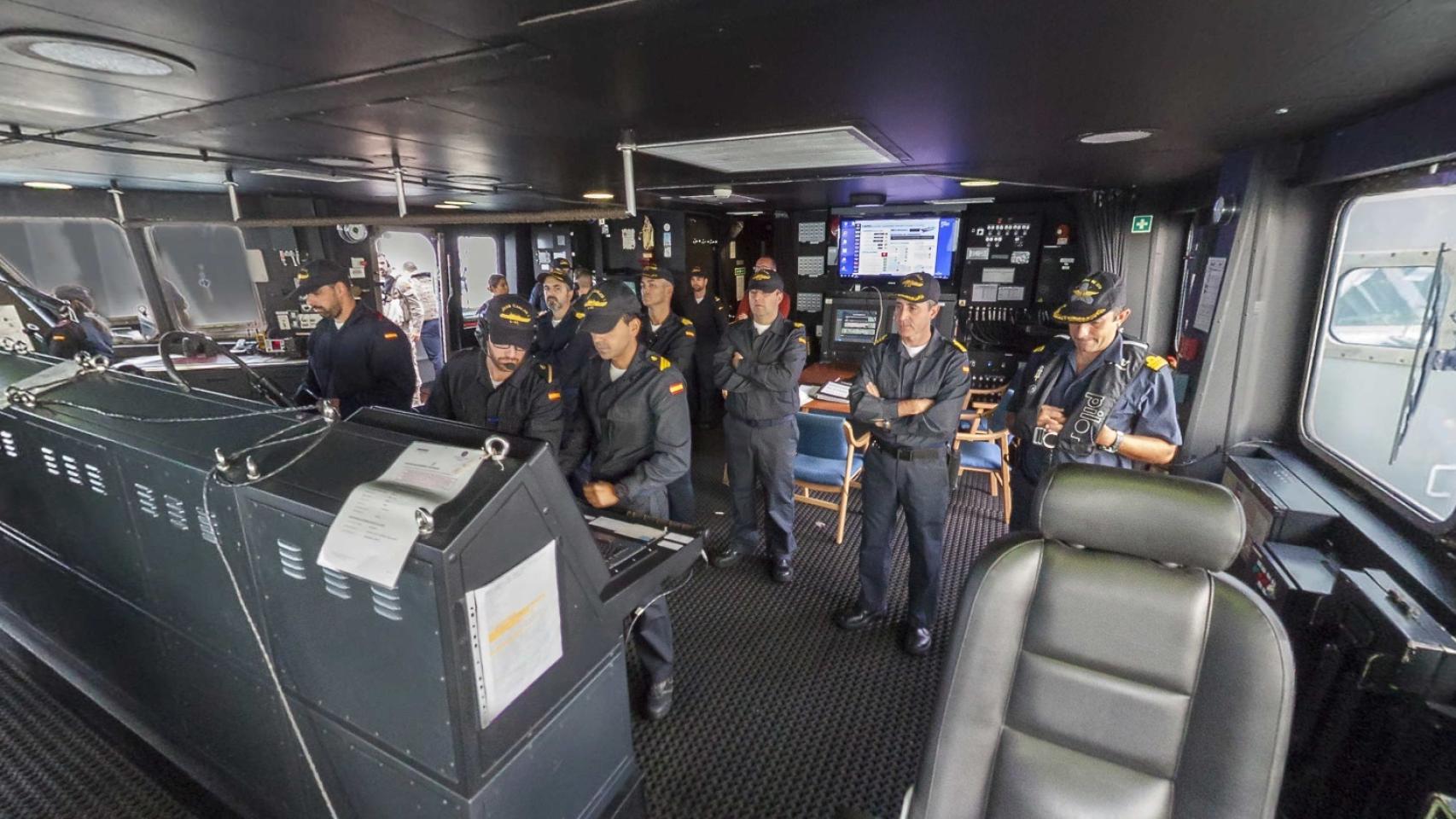 El capitán Garaizábal está al frente del buque, que cuenta con 1.453 camas.