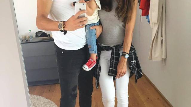 Marc, Melissa y la pequeña Gala