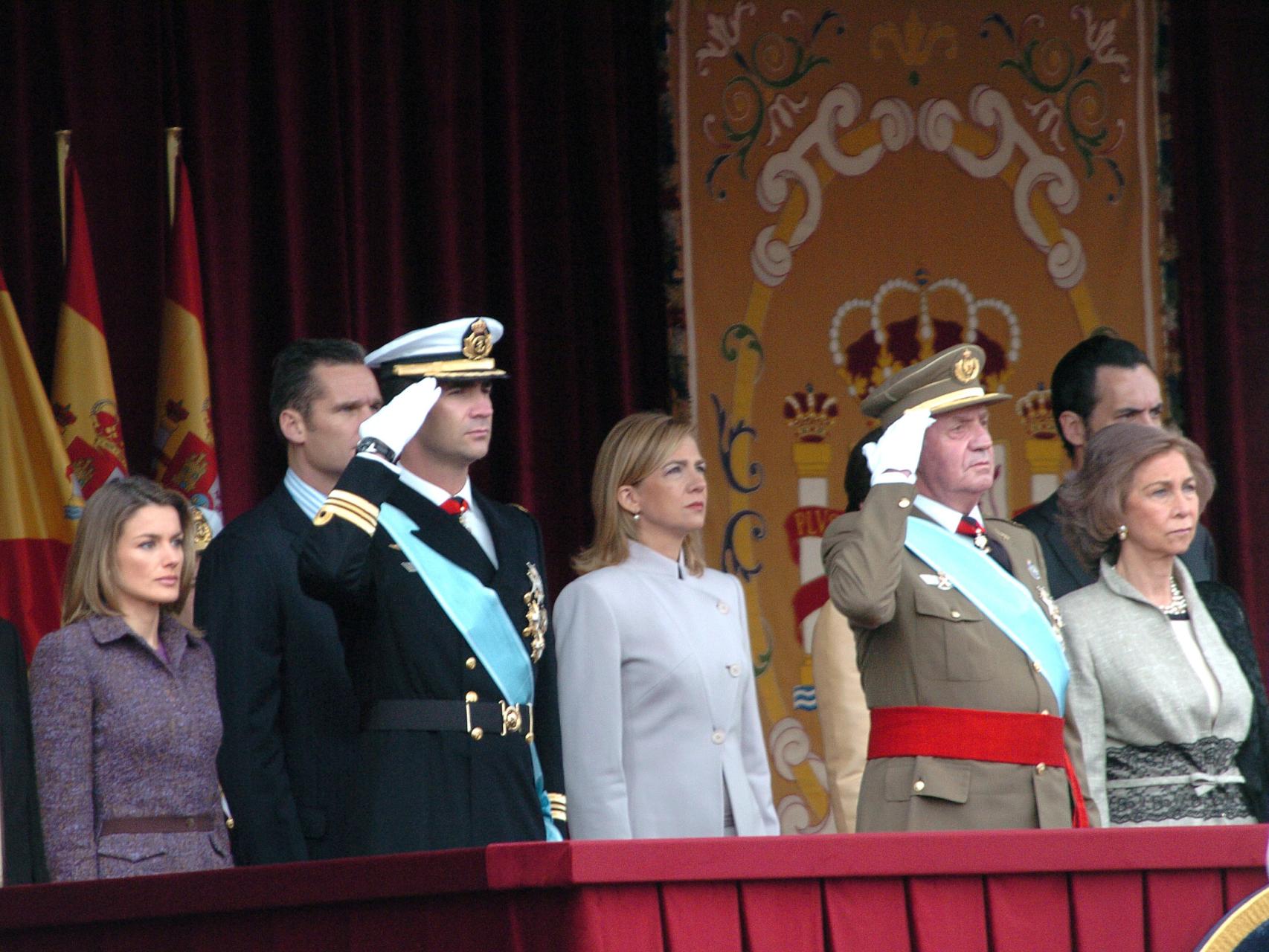 Los 12 años de Letizia en el desfile del 12 de octubre