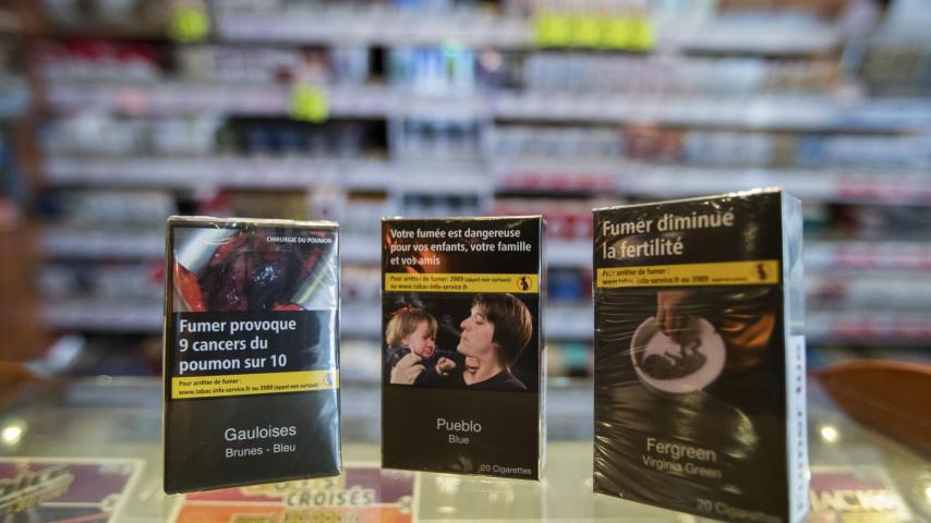 Cajetillas de cigarrillos genéricas