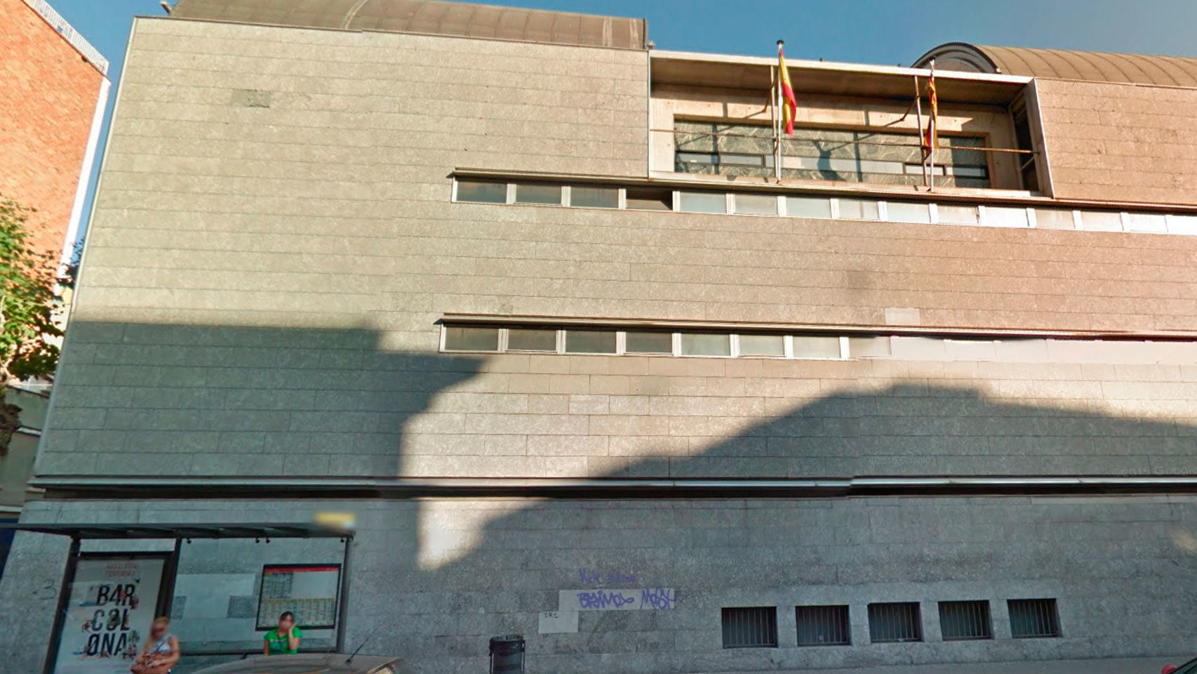Fachada del Ayuntamiento de Badalona.