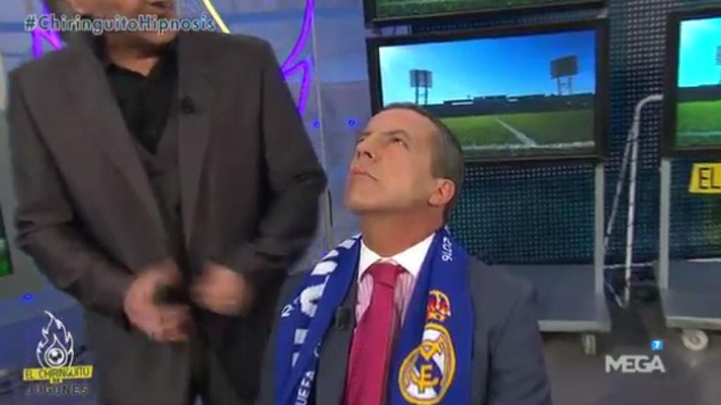 Cristobal Soria se vuelve madridista tras ser hipnotizado en 'El chiringuito'