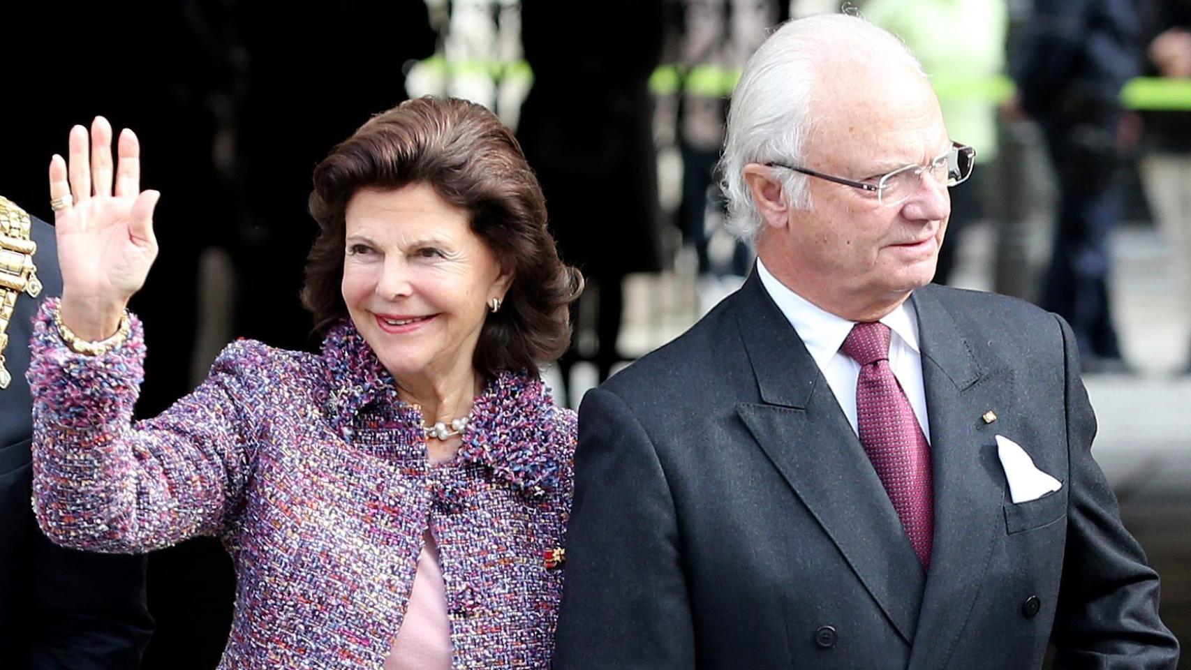 Carlos Gustavo de Suecia, hace unos días durante su visita a Alemania.