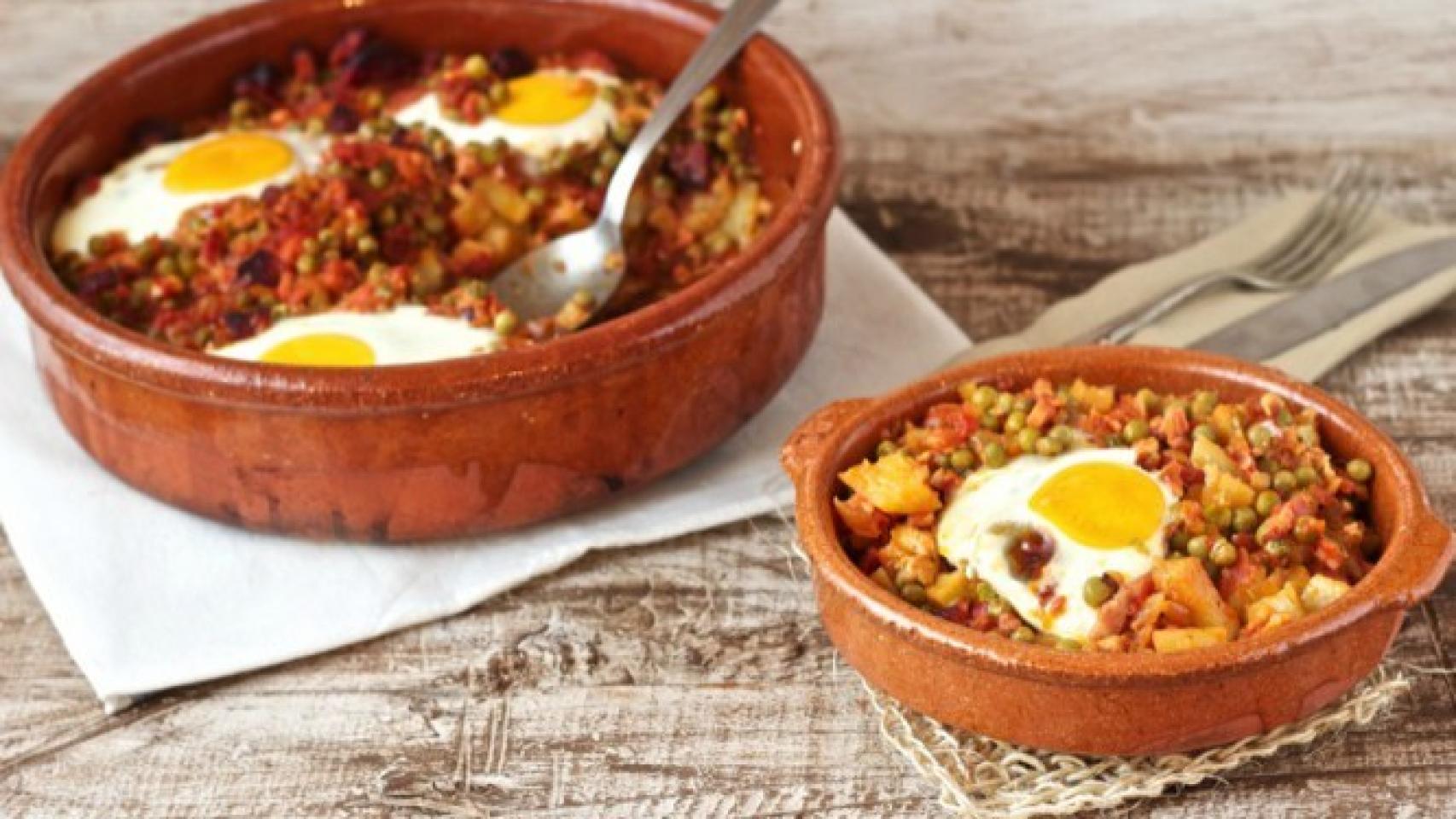 Huevos a la andaluza del Bar La Sacristia