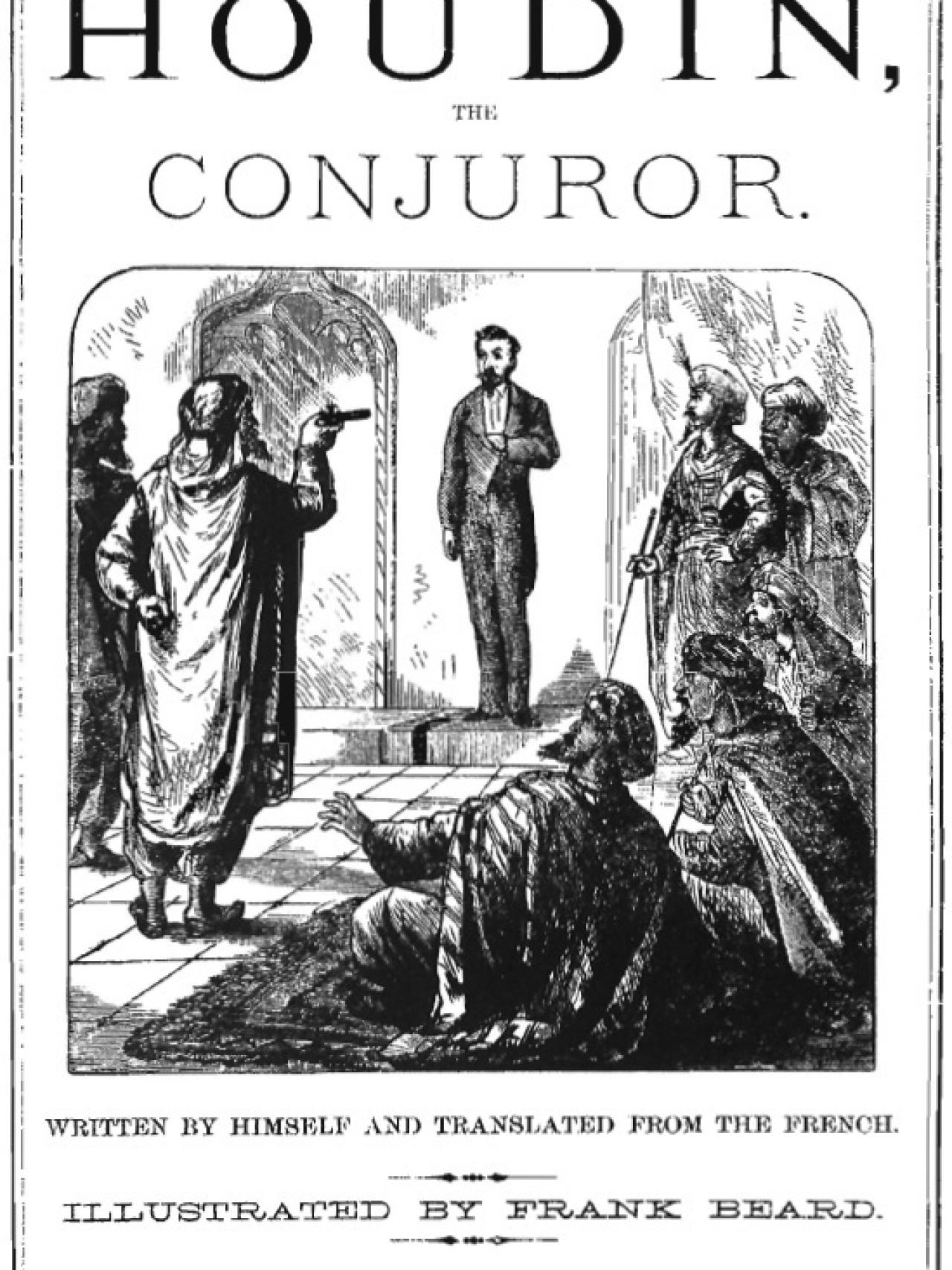 Portada de una edición de 1870-1890 de la aventura africana de Robert-Houdin, contada por él mismo.
