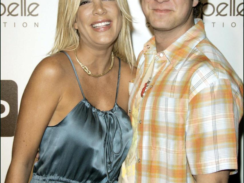 Randy y Tori Spelling, durante un evento.