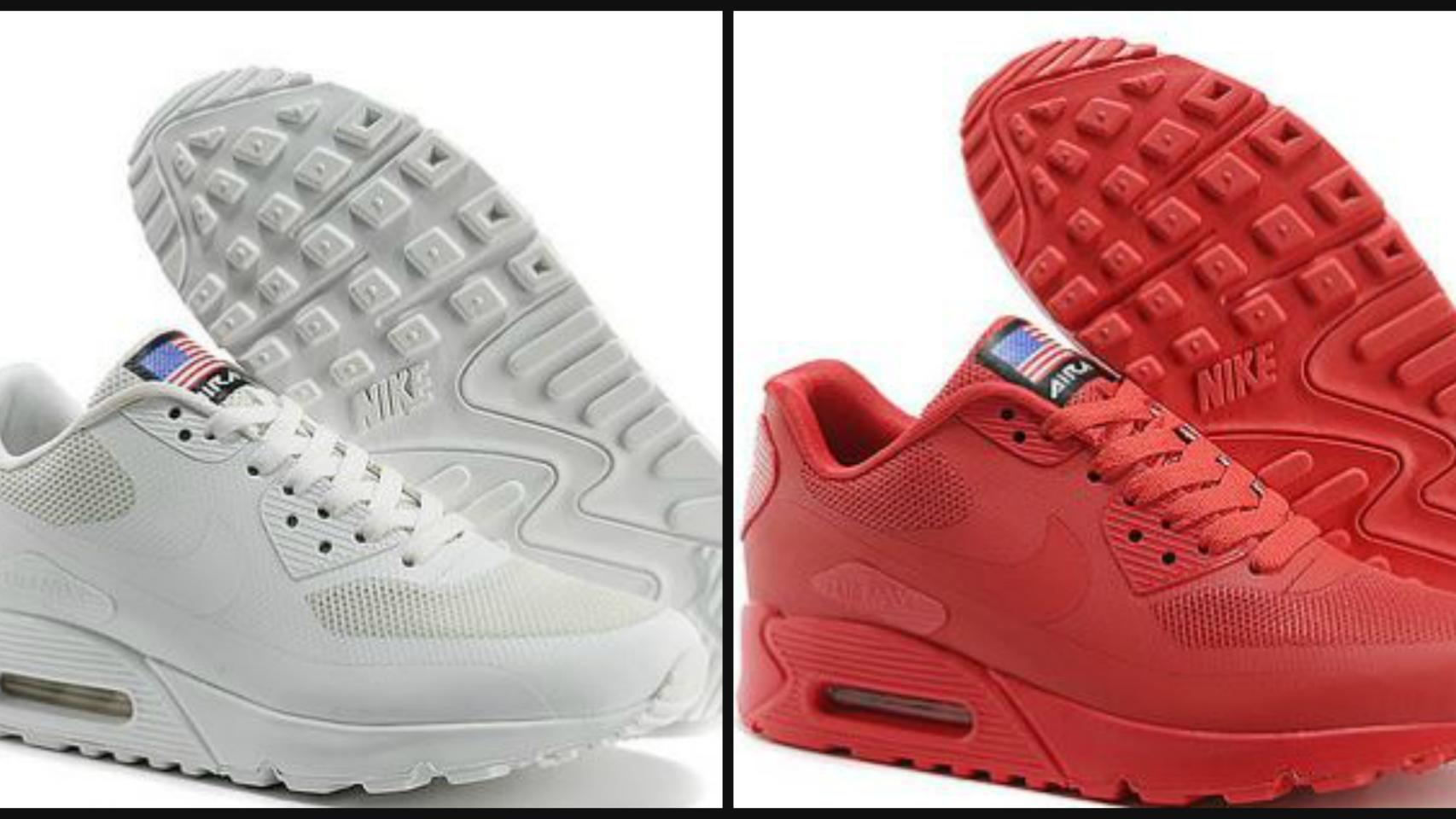 Las zapatillas del delito.