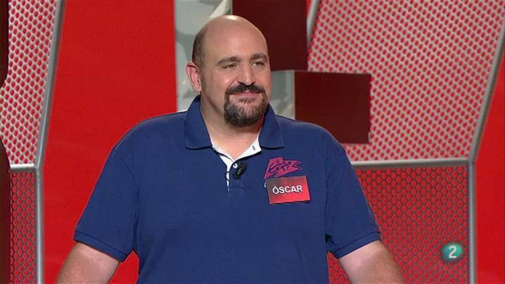 Óscar Díaz durante su programa número 95 de Saber y Ganar.