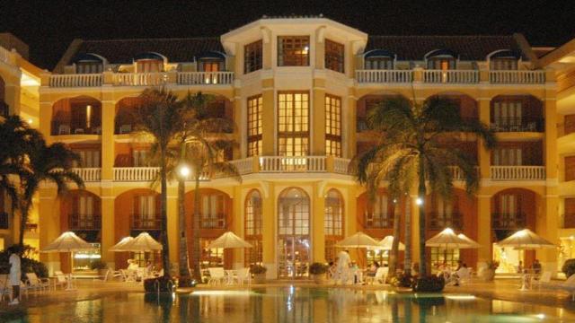Vista del hotel Santa Clara en Cartagena de indias.