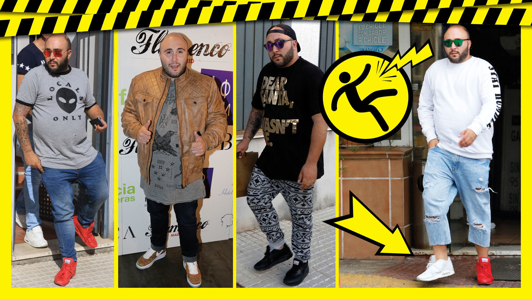 Los particulares looks de Kiko Rivera.