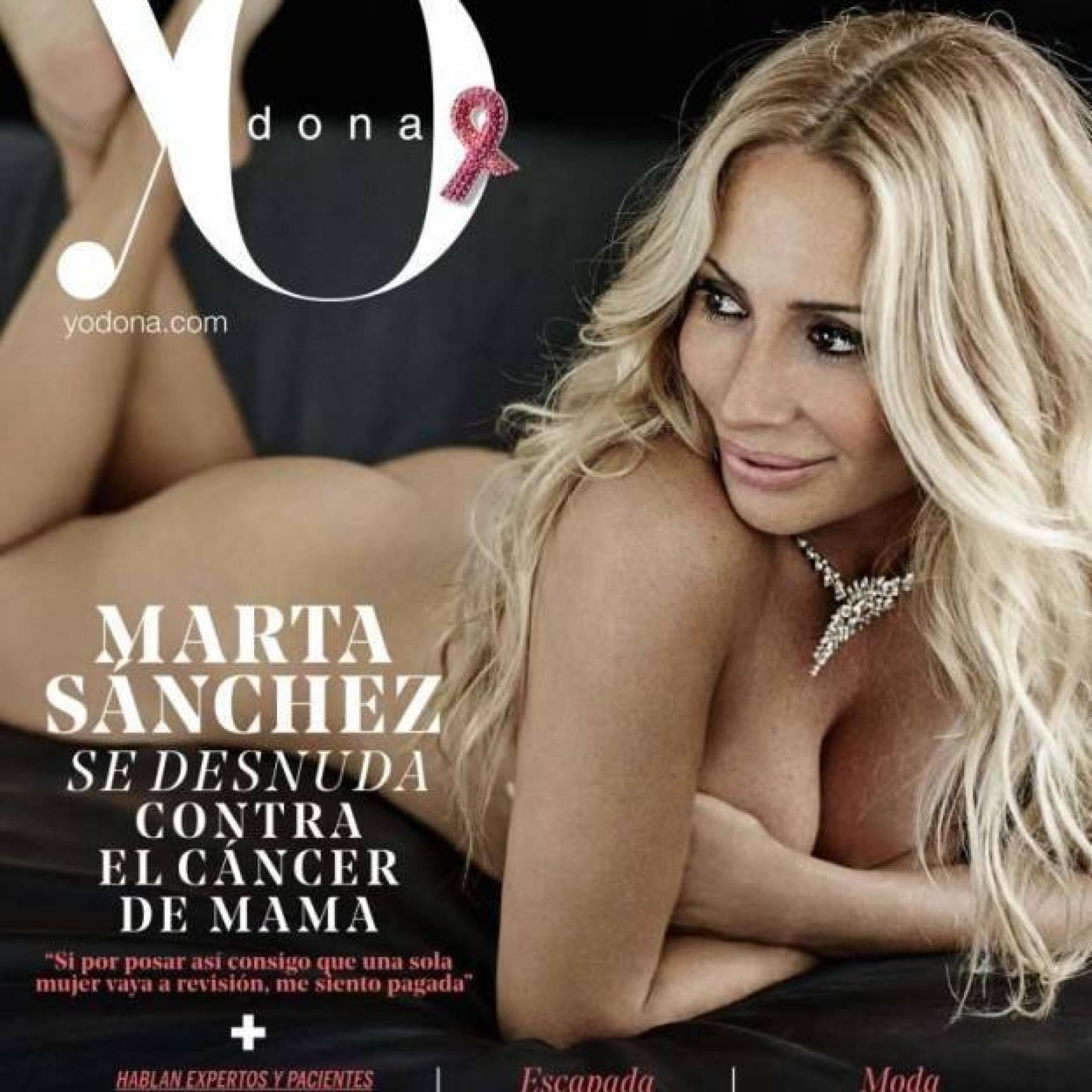 Portada de la revista Yo Dona con Marta Sánchez